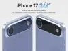 iPhone17air，你喜欢哪个设计 ​