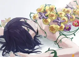 #电锯人# 蕾塞与花朵🌸(绘师:大正西木) ​​​
