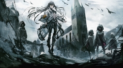 #二次元#还是作者：SWAV@_SWV_   未来武器美少女 未来 少女 武器 黑暗 魔法 是你喜欢的组合#动漫壁纸##动漫头像# ​​​