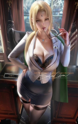 Tsunade in office  twi:sakimichanA 美图分享