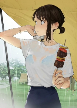 本周同期酱更新 “突然被雨淋了呢…” ​​