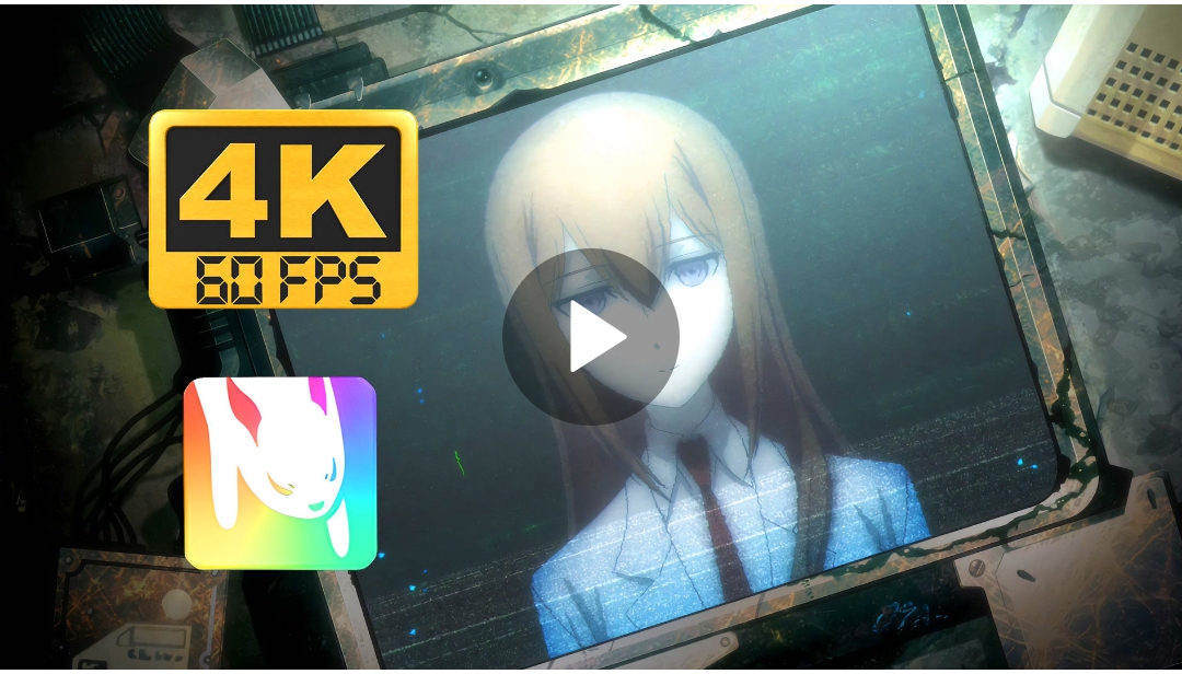 #命运石之门#  【4K60帧】Steins;Gate 0 后半段 NCEDv2 《World-Line》（2018） 歌：牧濑红莉栖（今井麻美） ...