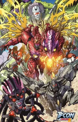 TFCon芝加哥2025艺术家海报 来自Alex Milne和Josh Perez #变形金刚##变形金刚资讯港# ​​​