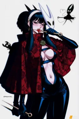 #空洞骑士丝之歌# x #间谍过家家[超话]#  大黄蜂约尔 by PRIxMAL ​​​
