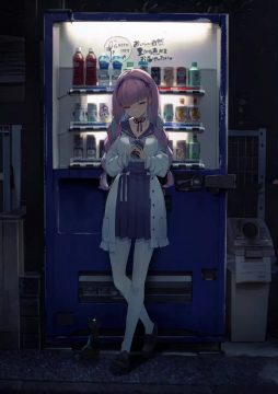 あくあ、待ち合わせ中。