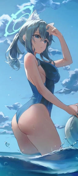 #碧蓝档案#   白子  twi:S2_datsha ​
