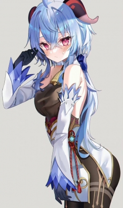 しのび 推：shinobi_nya 甘雨ちゃん ​​​