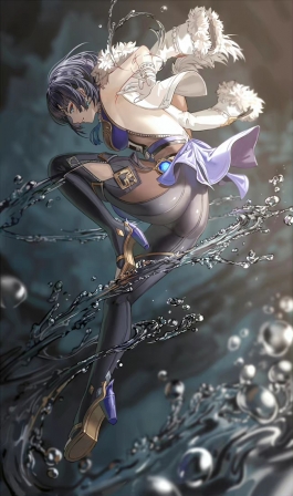 来自画师 Silence Girl 的 夜蘭。
