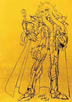 #圣斗士星矢# 来自日本自由插画师『SATOSHI KOIKE』的十二黄金圣斗士纯线稿创作[赞啊]