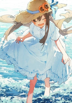 画师 potg（ぴおてぐ）@potg333 作品 等风来，不如追风去  #每日插画推荐##原创插画##插画分享# ​​​