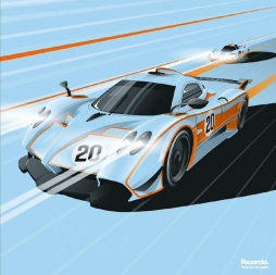 [#帕加尼# Pagani插画分享～（Via Ricardo Fine Car Artwork） ​ ​​