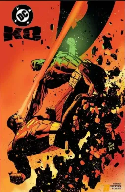 #蝙蝠侠#  Clay Mann绘制的《DC K.O.》#1 漫画店独家封面 ​​​