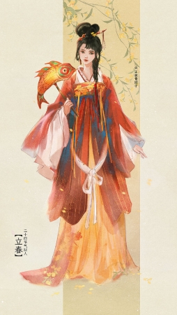 二十四节气拟人合集太好看了 ​​​​ cr：正版青团子 ​​​