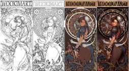 Art Nouveau Chun-Li 画师Woo Kim 春丽#街头霸王# ​​​