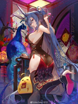 #还得是碧蓝#  #碧蓝航线# ​“你好，指挥官，兔年快乐~！” ​​​