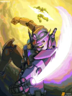 像素图欣赏：高达（twi：Kirokaze） ​​​
