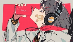 笔触轻松的色彩组合 动漫插画参考 まごつき / twi:haruno_168 ​​​