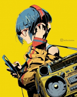 这个色彩感好强！/ 画师：helloclonion twi：helloclonion ​​​