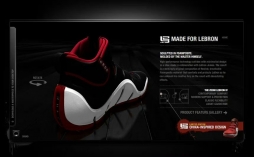 Lebron IV 当年的页面设计  #球鞋广告#  #球鞋海报#  #球鞋广告画# ​