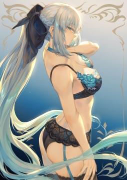 #fgo# ましゅー 老师内衣模特系列 摩根 via: @mashu_003