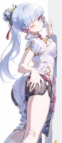 チーパオ神里綾華 AI  画师：しとね