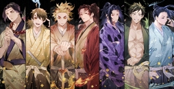 #鬼灭之刃# 幻想战国7柱......画风真的好帅啊！！