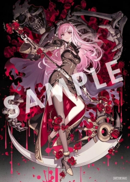 Mori Calliopeさんの1st EP『SHINIGAMI NOTE』の特典イラストを描かせて頂きました