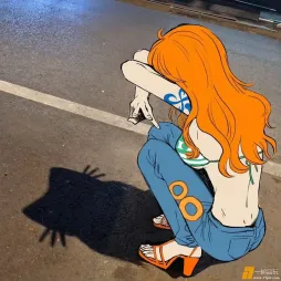 娜美猫咪图 别人有的娜美也要有 X:sktkah_7326 ​