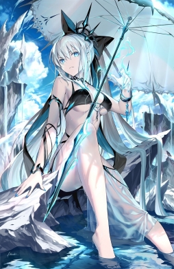 #FGO# 光崎佬刚刚完成的 泳装摩根！