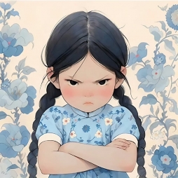 是谁说我土里土气，哼，生气了！ ​​​
