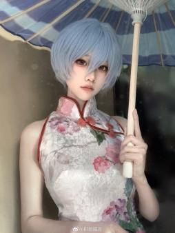 旗袍丽  #cos##绫波丽##eva# ​​​