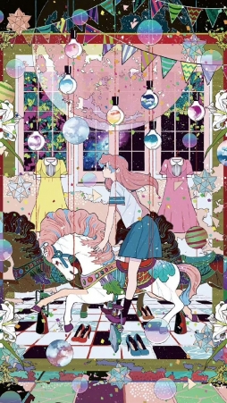#绘画欣赏# 日本插画师 まがた ​​​