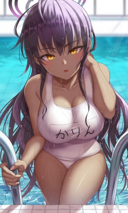 白スク水カリン | ねじろ ​​​