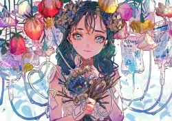 鲜花与少女 Qooo003 ​​​