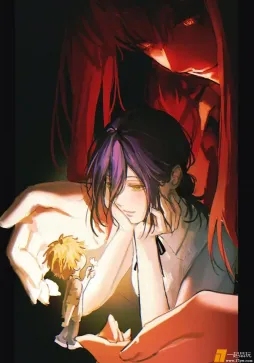 #电锯人# 史上最佳构图🥀 玛奇玛/蕾塞/电次，情感的命运之握！(绘:hitori5_t) ​​​