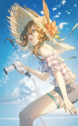 #明日方舟# 阿米娅的夏天[微风] ​​