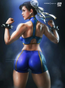Chun-Li Street Fighter 6 画师Logan Cure 春丽#街头霸王# ​​​