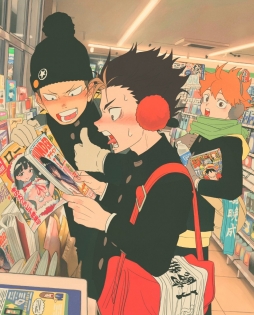 放学回家路上的便利店