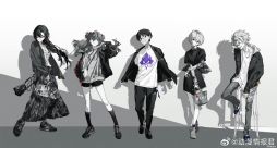 #eva# 米山舞新绘EVA角色插图，好潮好看爱看[哇] ​​​