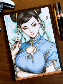 [c画师Stanley Artgerm™ Lau 推Artgerm 春丽#街头霸王# ​​​